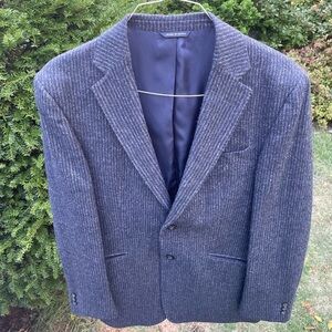 Banana Republic Grey Navy Wool Men’s Blazer 40R